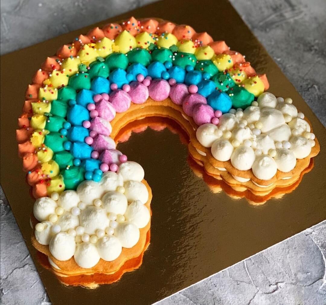 Торт "Радуга"